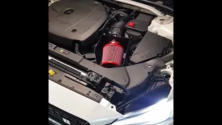 DO88 air intake with BMC open filter on Volvo V60 T6 AWD R-Design.
