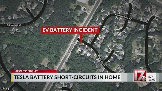 Tesla battery short-circuits, filling Cary home with ‘heavy smoke,’ officials say