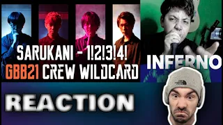 REACTION!! | SARUKANI | GBB 2021: World League Crew Wildcard | 1!2!3!4! + INFERNO 🇨🇱 | Falling Angel