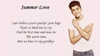 Zayn Malik's Solos in Take Me Home album (with lyrics)