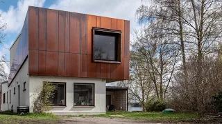 Breathtakingly Bold House in Copper, Concrete and Weathered Brilliance