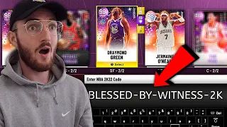 I Hacked 2K & Used a 1 Time Locker code to BLESS this Trash Account with FREE Dark Matters!!!