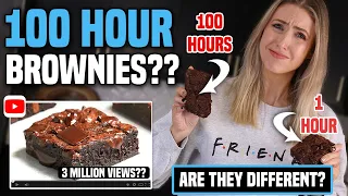 I tried making the VIRAL 100-HOUR BROWNIES vs. making them in 1 hour... is it worth it??