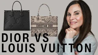 DIOR BOOK TOTE vs LOUIS VUITTON ON THE GO TOTE | Which luxury tote bag is better?