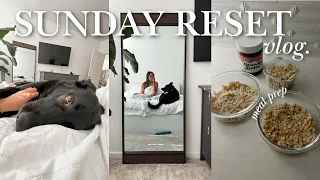 SUNDAY RESET ROUTINE: meal prep ,grocery haul, cleaning my apartment