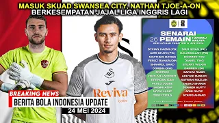 Masuk Skuad Swansea City, Nathan Tjoe-A-On Berkesempatan Jajal Liga Inggris Lagi