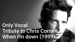 When i'm down - Chris cornell COVER only Vocal