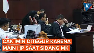 Momen Cak Imin Ditegur karena Main HP Saat Sidang Sengketa Pilpres di MK