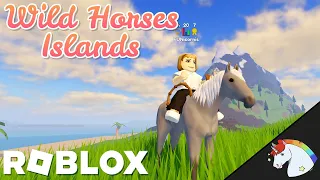 TEST D'UN JEU DE CHEVAUX SUR ROBLOX - [Wild Horse Islands]