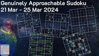 Genuinely Approachable Sudoku (GAS) : 21-Mar to 25-Mar-2024