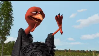 Free Birds trailer but the footage is from the final movie