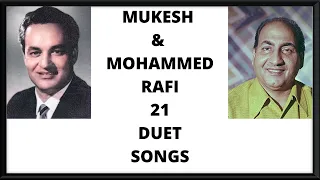 22nd July : MUKESH Ji Birth Anniversary Special | Mukesh & Mohammed Rafi Duet Songs