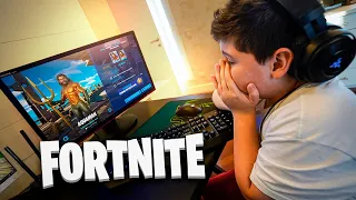 O VICIADO EM FORTNITE SE EMOCIONOU VENDO A NOVA ATUALIZAÇÃO DO FORTNITE