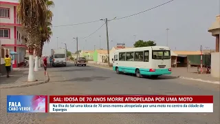 Idosa morre atropelada por uma moto na ilha do Sal | Fala Cabo Verde