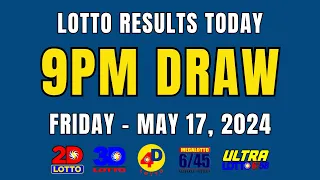 PCSO Lotto Result Today Live 9PM Draw May 17, 2024 (Friday) Ez2 | Swertres | 4D 6/45 6/58 Lotto