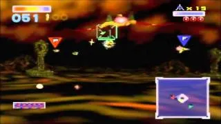 Star Fox 64/Lylat Wars Boss : Star Wolf 3 (no damage, using level 1 laser) re-uploaded