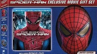 The Amazing Spider-Man Walmart Exclusive Mask Set Blu-Ray Unboxing