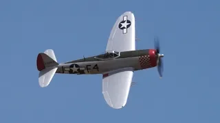 P-47 Thunderbolt at Old Warden 1st July 2018