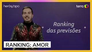 Ranking das previsões: amor