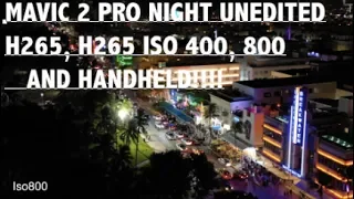 Mavic 2 pro night Miami Beach