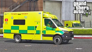 A Shift with London Ambulance | GTA 5 Fire Callouts UK Mod BETA (LSPDFR)