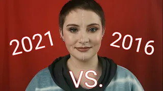 2016 Makeup Vs. 2021 Makeup | Makeup Trends Definitely Change