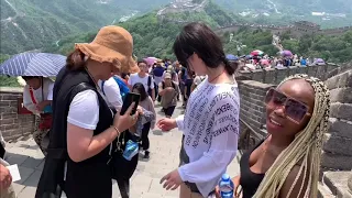 Black in China||How Chinese People React When They See a Black Person  For The First Time.