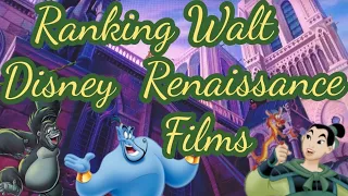 Ranking Walt Disney Renaissance Films