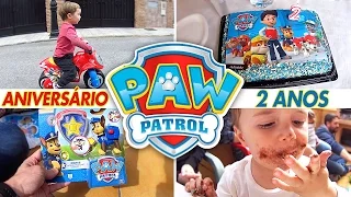 Paw Patrol Birthday Party 2 Years Old Cake & Toys Paw Patrol Chase