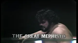 The Great Mephisto vs Jose Lothario Houston Wrestling 1974