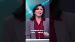 Simone Tebet acusa Bolsonaro de não trabalhar