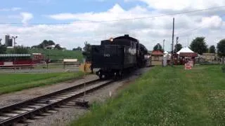 Strasburg Rail Road, July 4, 2014 - #90 Meets #475 at Groff's Grove/Cherry Hill