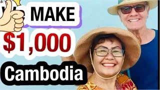 Cambodia: YOU CAN MAKE $1,000 monthly income & FREE RENT  Affordable Retirement living in Cambodia