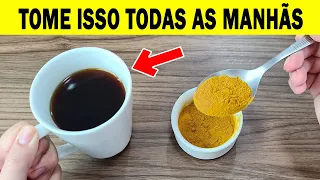 ☕CAFÉ COM AÇAFRÃO EM JEJUM! O Que Acontece Vai te Deixar CHOCADA! 😱