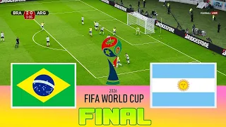 BRAZIL vs ARGENTINA - Final FIFA World Cup 2026 | Full Match All Goals | Football Match