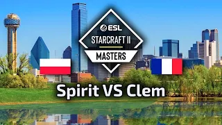 HIT! Spirit VS Clem TvT ESL Masters Spring Europe polski komentarz