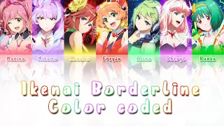 Ikenai Borderline ft. Sheryl Nome & Ranka Lee - Color coded