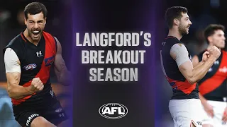 Every goal Kyle Langford kicked in 2023 | Leading Goal Kickers