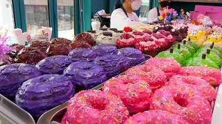 amazing size! process of making the fluffy giant jiggly cake / Korean street food