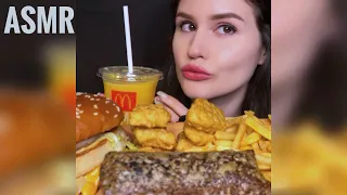 ASMR MOST POPULAR FOOD in McDonald’s BIG MAC, NUGGETS, PIE MUKBANG No Talking ASMR EATING 먹방 #shorts