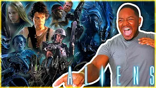 ALIENS (1986) Movie Reaction *FIRST TIME WATCHING* | THE GREATEST SCI-FI MOVIE HAD ME HYPE!
