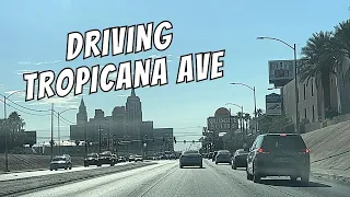 Driving Tropicana Ave in Las Vegas, Nevada | Fort Apache - Las Vegas Boulevard | Driving Las Vegas