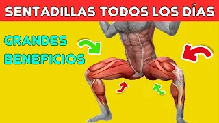 ✅🫢Sentadillas TODOS LOS DÍAS Y Mira Lo que Le Sucede A Tu Cuerpo | Grandes Beneficios