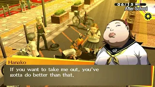 Hanako Breaking Yosuke's Motorcycle and Kanji Being Gay - Persona 4 Golden PC