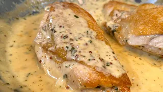Потрясающее Блюдо из Курицы на Одной Сковороде. Самая Вкусная куриная грудка в сливочном соусе.