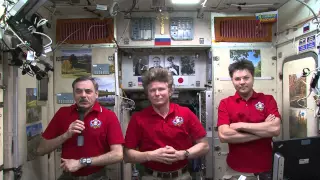Экипаж МКС поздравляет студентов СГАУ с Днем знаний
