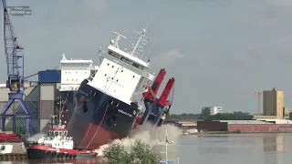 Top 10 AMAZING Ship Launch Video 2019(HD)