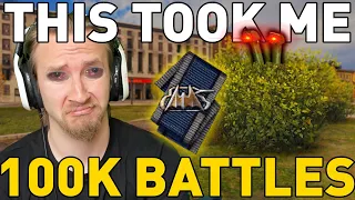 This took me 100,000 BATTLES in World of Tanks!