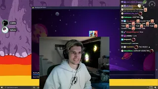 xQc gets Caught in 8k'd login to Clash Royale during AmongUs with Friends (ACTUAL ADDICTED)