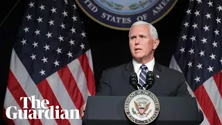 Mike Pence announces US plan to create military space force by 2020